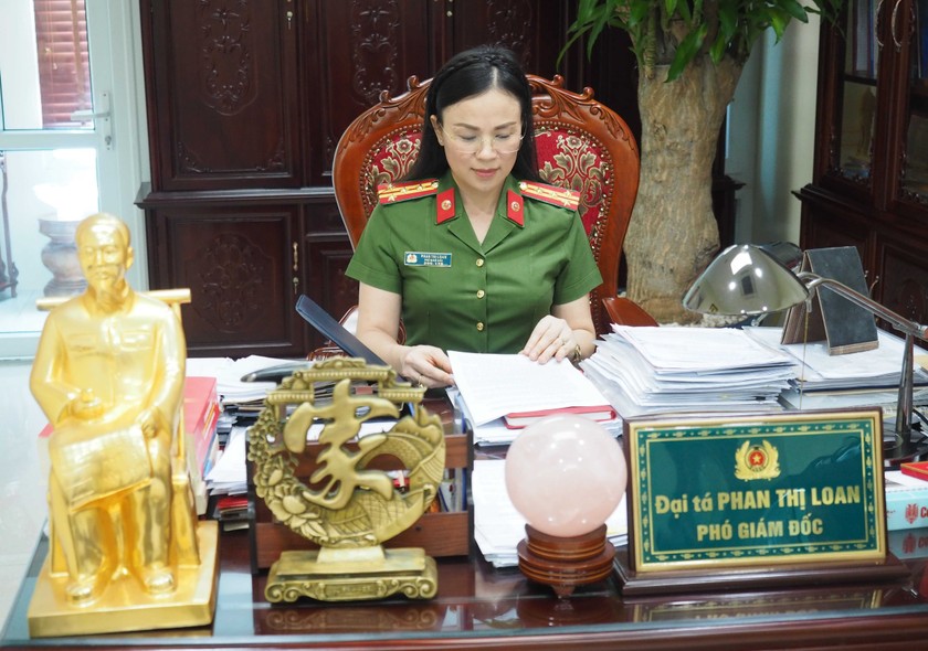 Đại tá Phan Thị Loan - Phó Giám đốc công an tỉnh Nam Định Đại tá Phan Thị Loan - Phó Giám đốc công an tỉnh Nam Định
