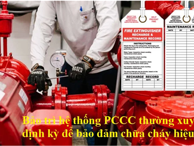 Dịch vụ bảo trì hệ thống PCCC trọn gói tại Trực Ninh Nam Định